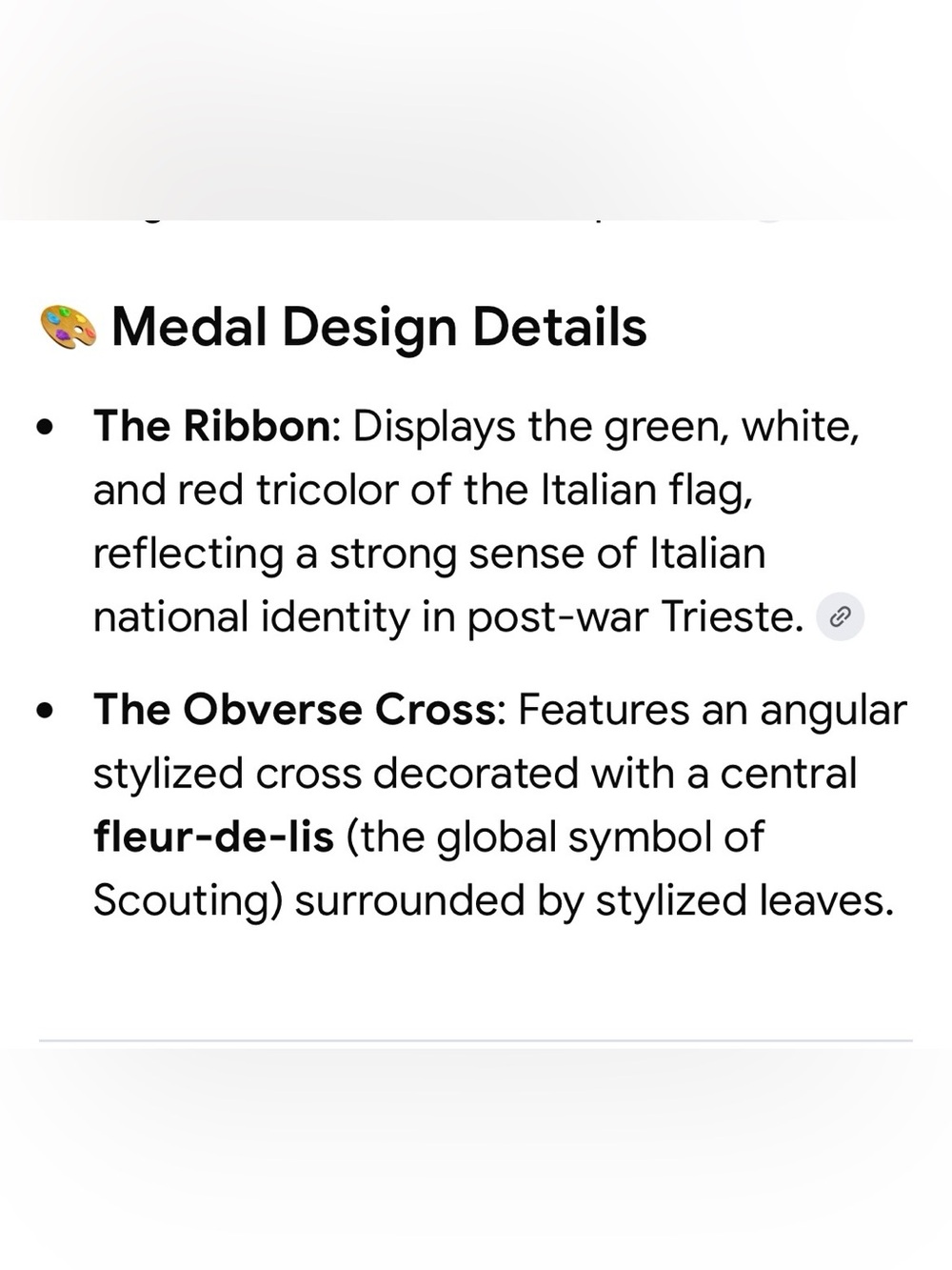 Vintage Italian Scouting Merit Metal - Picture 9 of 9